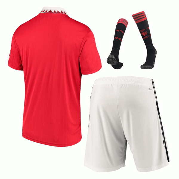 Manchester United Soccer Jersey Home Kit(Jersey+Shorts+Socks) Replica 2022/23